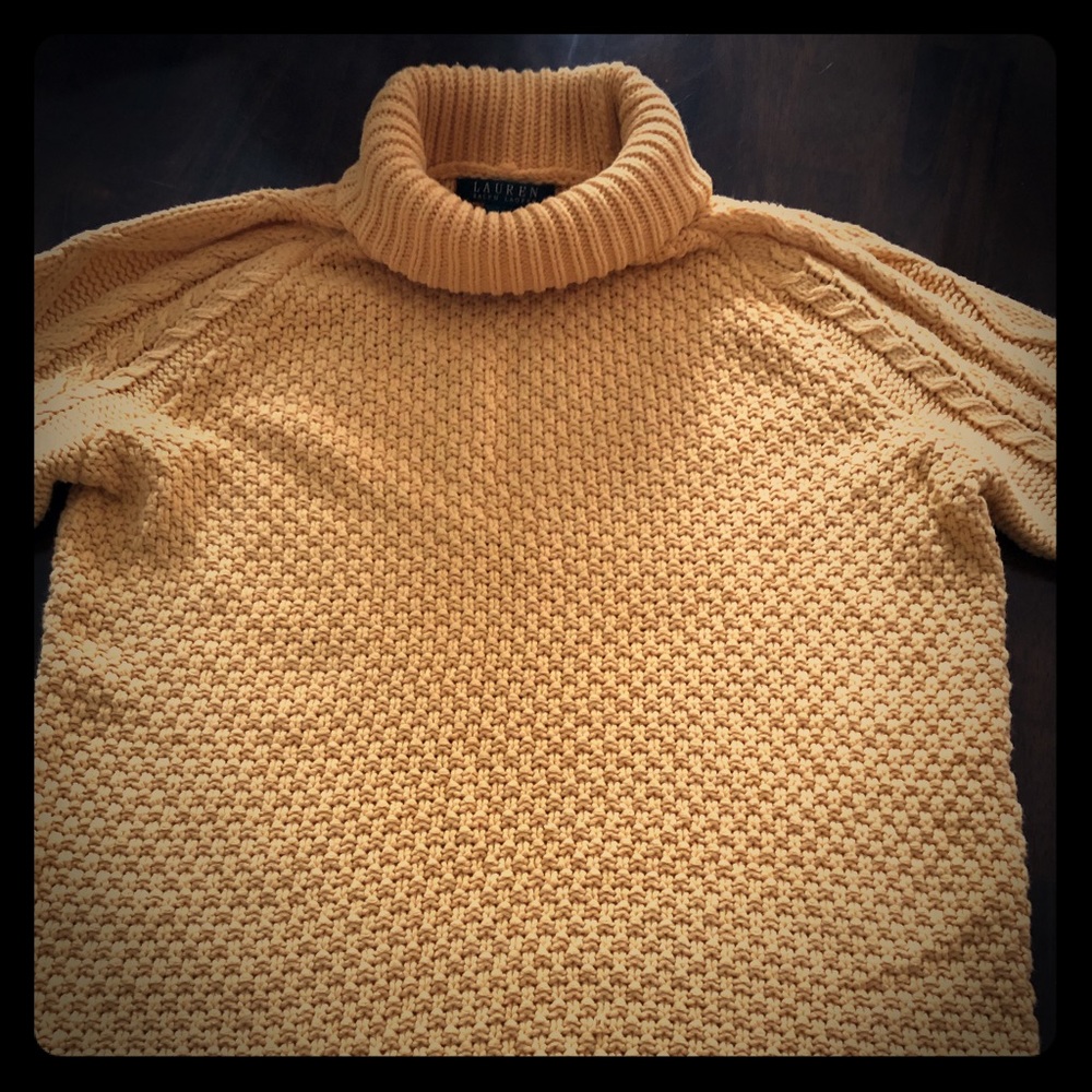 Cable knit sweater